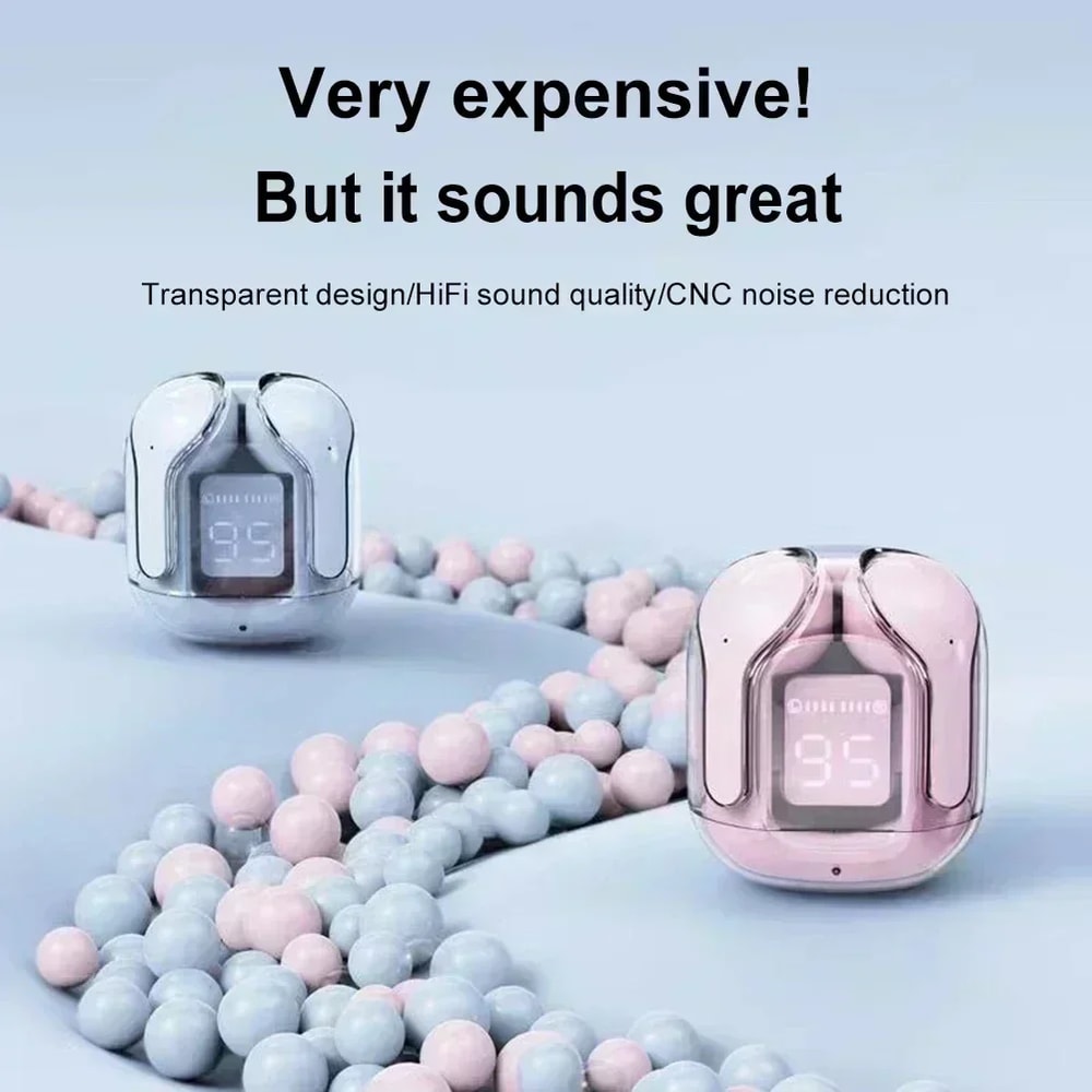 Mini Bluetooth Earbuds With LED Display Charging Case 3