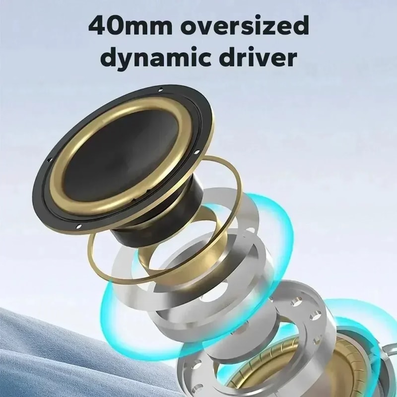 Bluetooth Gaming Headset with Mic Wireless Sports Earbuds for Calls Music and Daily Play