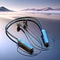 Aluminum Alloy Neckband Bluetooth Headphones With Mic Waterproof Bluetooth Earphones 1