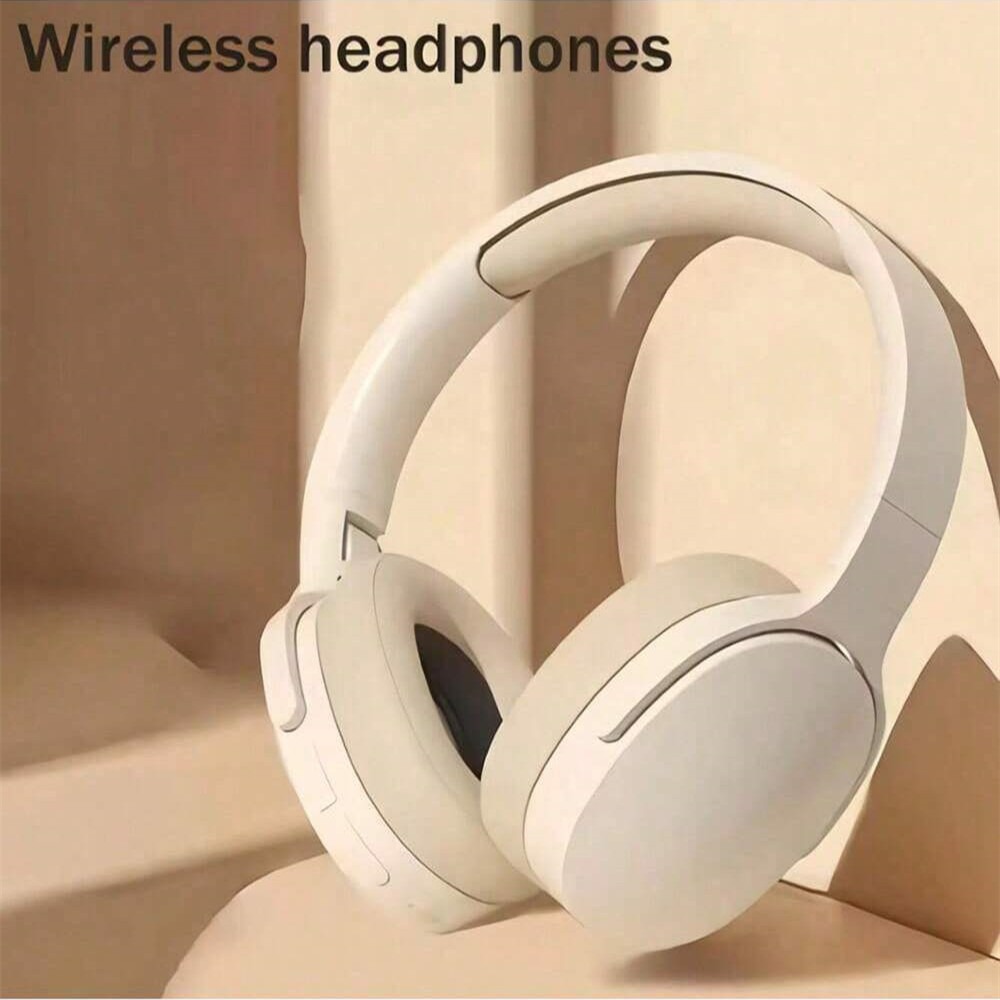 Deep Bass Bluetooth Over Ear Headphones with Mic and Long Battery Life