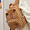 Capybara Plush Backpack Cute Animal Crossbody Bag For Women 2