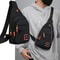 Mens Sling Bag Nylon Chest Bag Crossbody Travel Phone Pouch