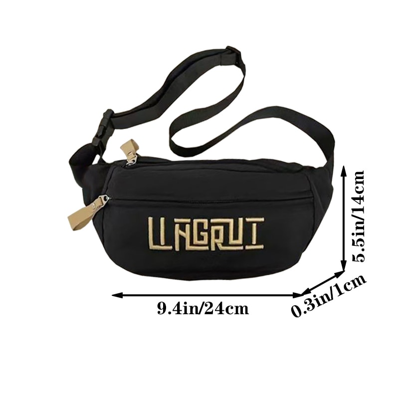 UrbanEase Nylon Sling Bag Travel Chest Crossbody 5