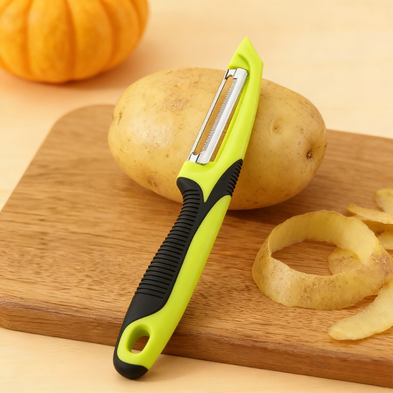 Stainless Steel Vegetable Peeler With Anti Slip Handle For Fruit And Potatoes 1