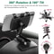 Universal Rotating Car Phone Holder Secure Dashboard Clip & GPS Navigation Mount