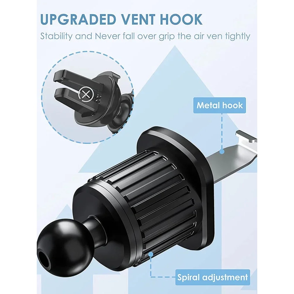 Ultimate Gravity Car Phone Holder Secure Hook Air Vent Mount For HandsFree Driving 1