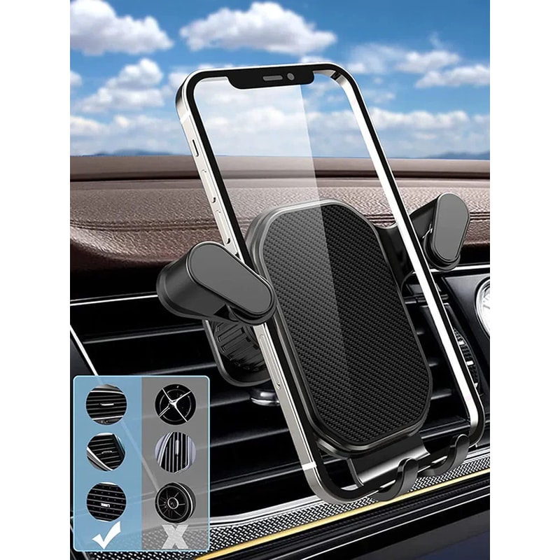 Ultimate Gravity Car Phone Holder Secure Hook Air Vent Mount For HandsFree Driving 4
