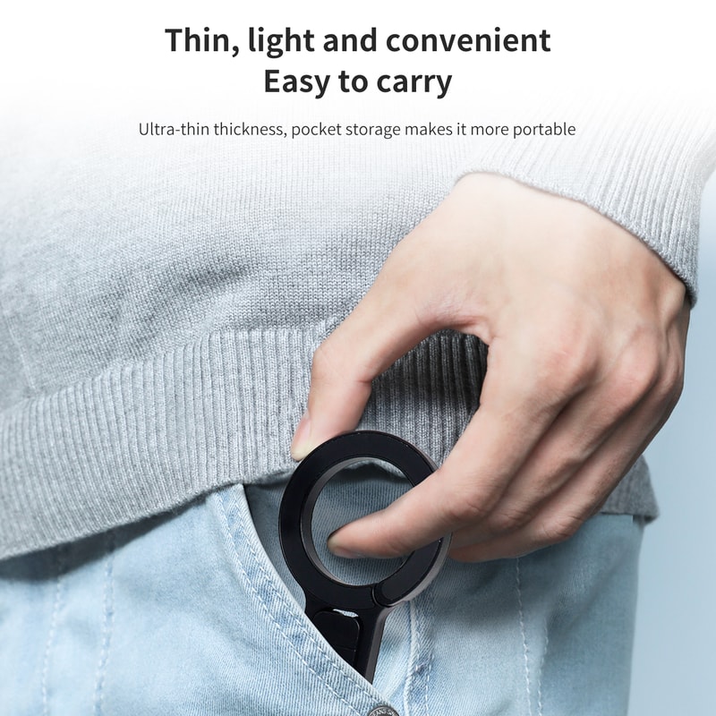 MagSafe Carabiner Phone Stand Foldable Magnetic Hiking Mount 4