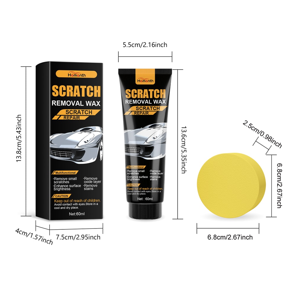 Ultimate Car Scratch Remover Paint Correction Wax For Flawless Gloss 1