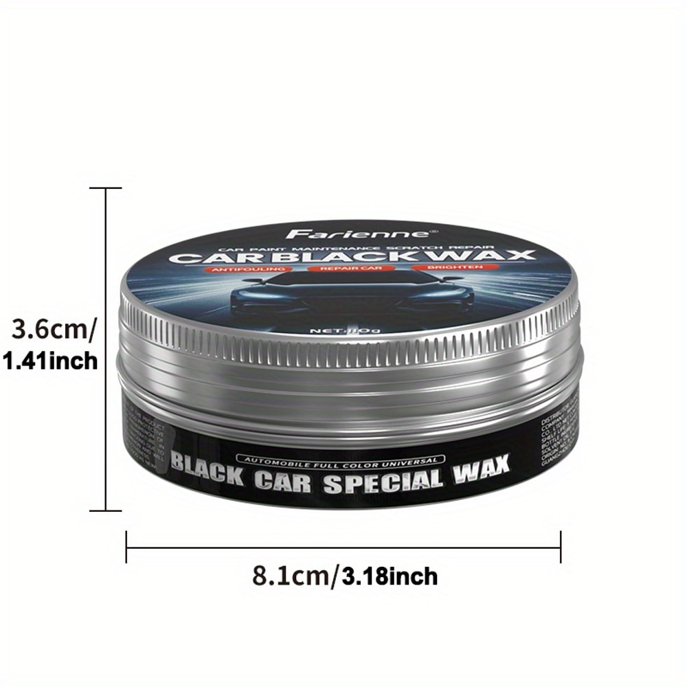 Black Pearl High Gloss Car Scratch Remover & Deep Shine Auto Wax