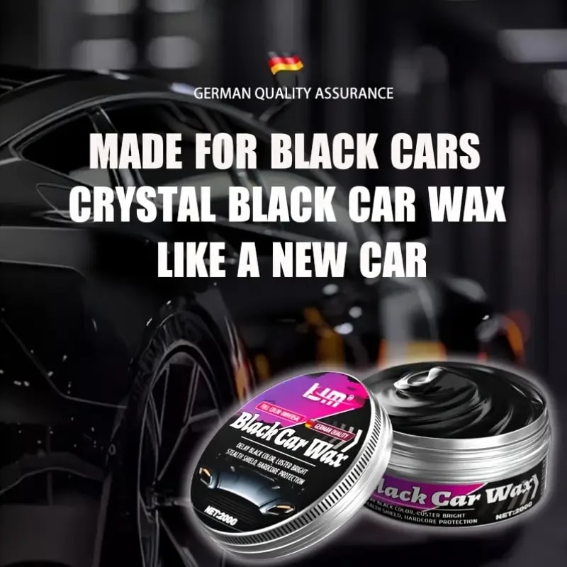 Black Car Crystal Plating Wax Ultimate Mirror Shine Scratch Repair 1