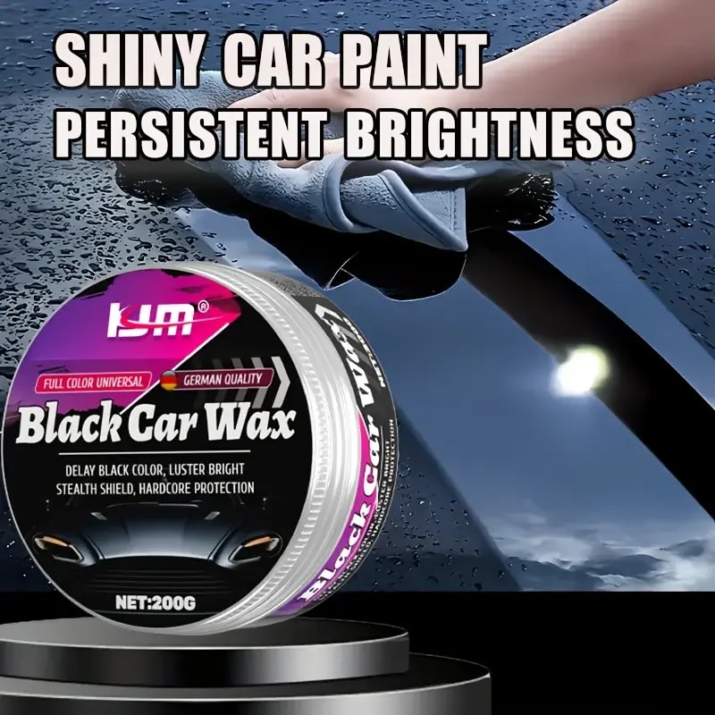 Black Car Crystal Plating Wax Ultimate Mirror Shine Scratch Repair 2