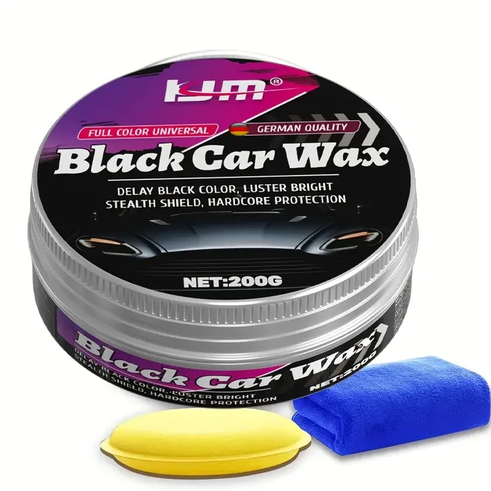 Black Car Crystal Plating Wax Ultimate Mirror Shine Scratch Repair 7