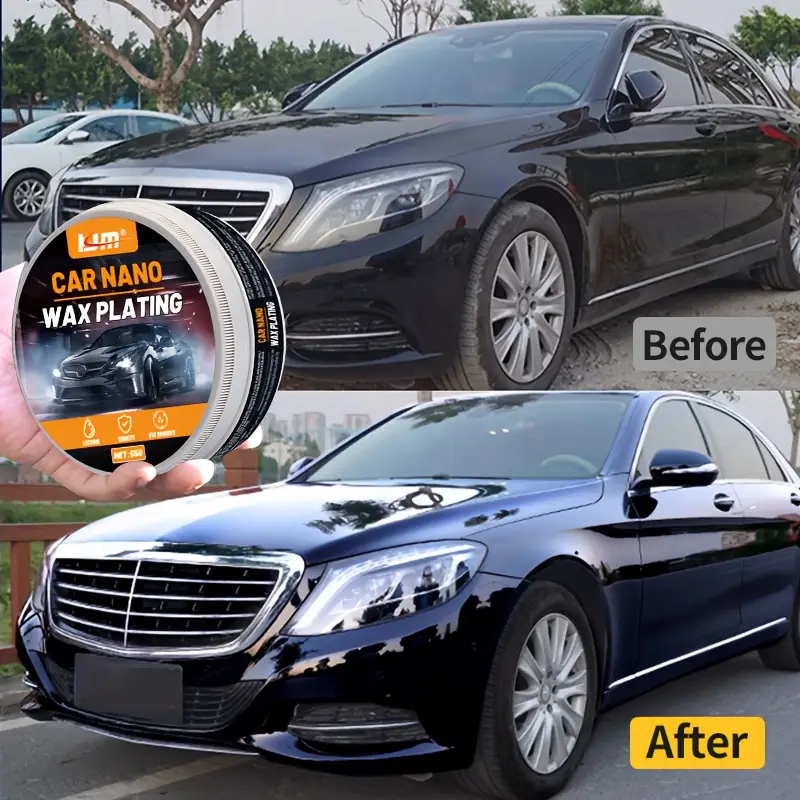 Black Car Wax Paint Restorer Ultimate Mirror Shine and UV Protection Shield