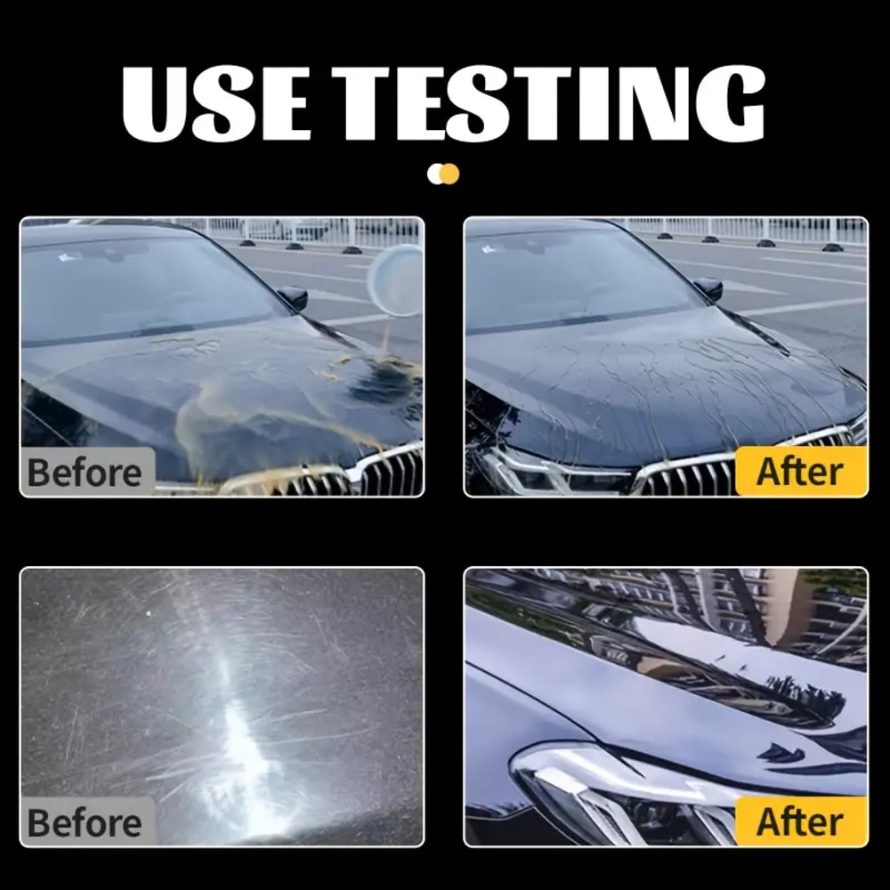 Black Car Wax Paint Restorer Ultimate Mirror Shine and UV Protection Shield