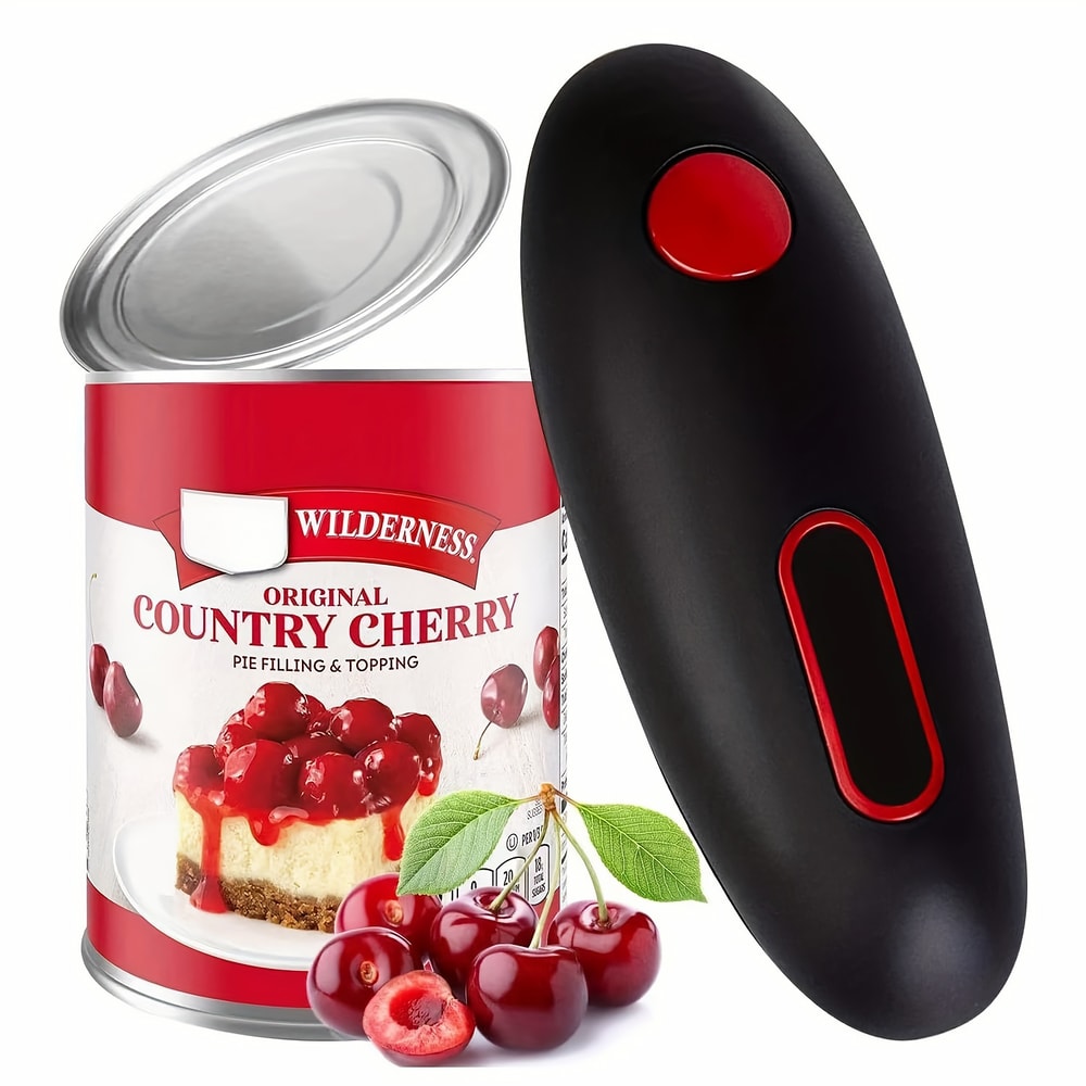 Electric Can Opener Hands Free Automatic Smooth Edge Tin Opener for Seniors