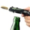 Portable Cap Gun Bottle Opener and Flying Cap Launcher Party Tool