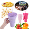 Stadium Tumbler with Snack Bowl and Straw Spill Proof Snack and Drink Cup