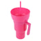 Stadium Tumbler with Snack Bowl and Straw Spill Proof Snack and Drink Cup