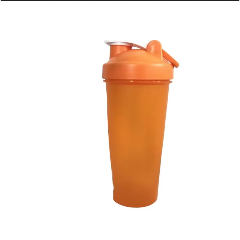 Leakproof Protein Shaker Bottle with Clump Free Metal Whisk Ball High Capacity Gym Bottle