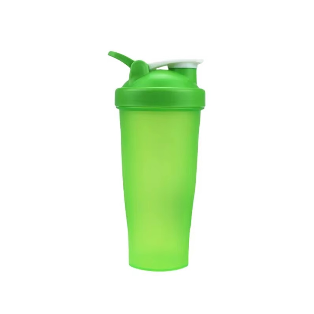 Leakproof Protein Shaker Bottle with Clump Free Metal Whisk Ball High Capacity Gym Bottle