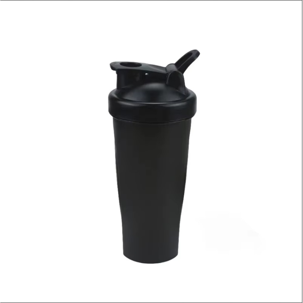 Leakproof Protein Shaker Bottle with Clump Free Metal Whisk Ball High Capacity Gym Bottle