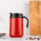 Insulated Stainless Steel Coffee Mug with Handle Wide Mouth Office Travel Cup