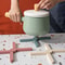 Foldable Silicone Trivet Heat Resistant Pot Holder and Non Slip Kitchen Mat for Hot Dishes