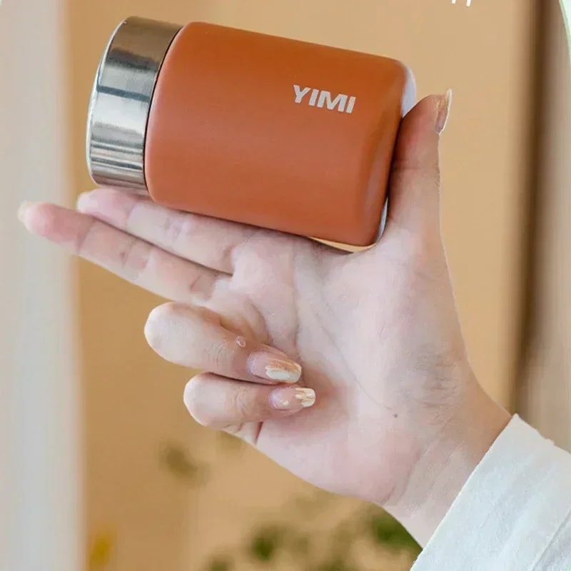 Fashion Mini Pocket Vacuum Flask Portable Insulated Coffee Mug Slim Thermal Water Bottle For Trave 1