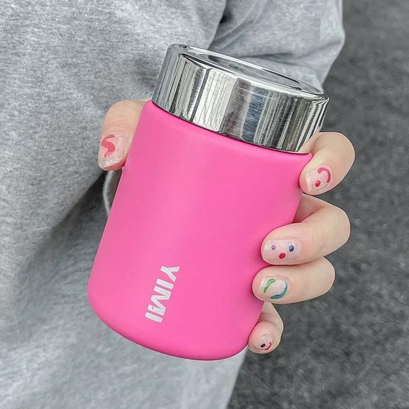 Fashion Mini Pocket Vacuum Flask Portable Insulated Coffee Mug Slim Thermal Water Bottle For Trave 9