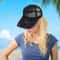Solar Power Cooling Fan Baseball Cap Breathable Mesh Summer Sun Hat