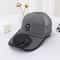 Solar Power Cooling Fan Baseball Cap Breathable Mesh Summer Sun Hat