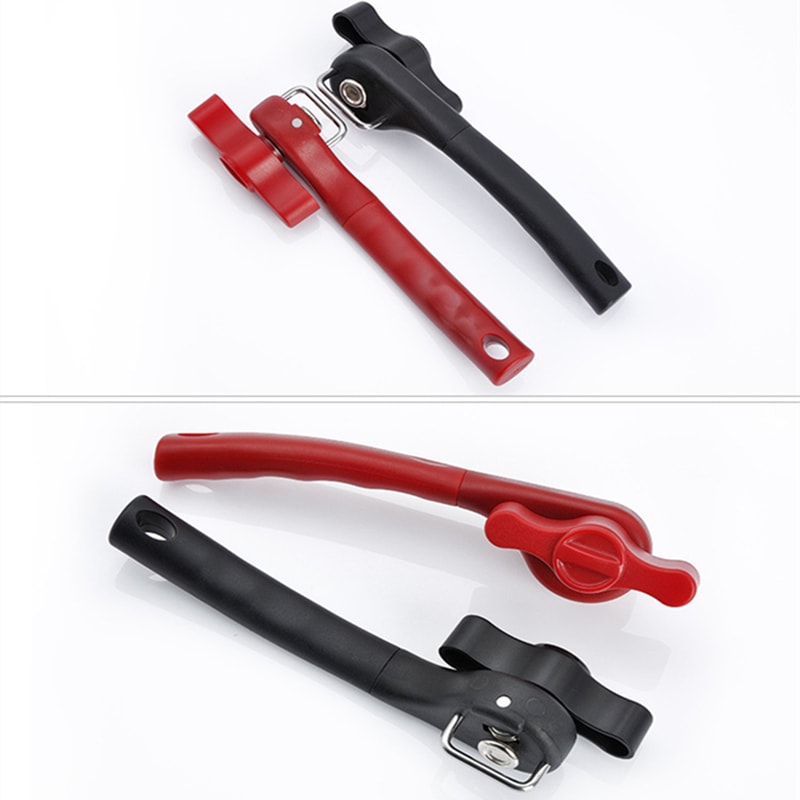 Manual Safety Can Opener Professional Smooth Edge Stainless Steel Tool For Easy Twist Side Cutting 4