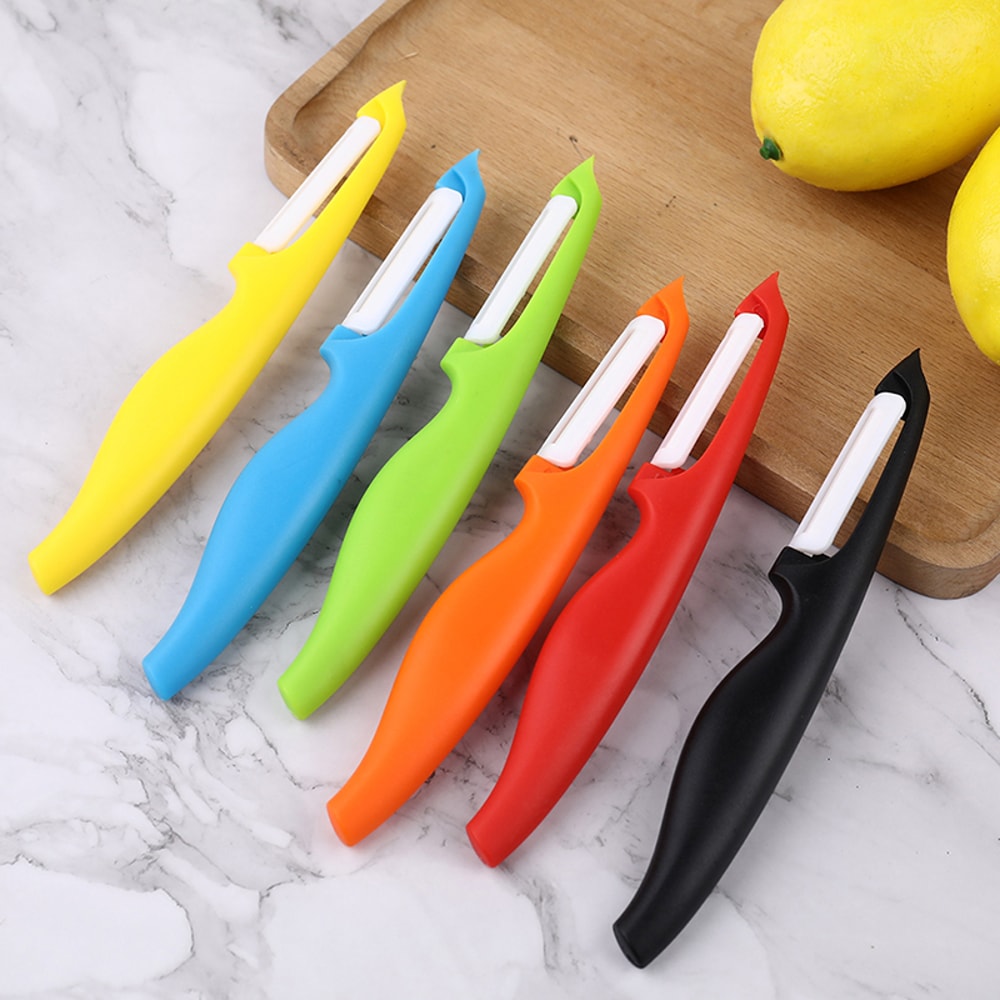 Precision Ceramic Fruit And Vegetable Peeler Ultra Sharp Zirconia Blade For Effortless Kitchen Prep 0