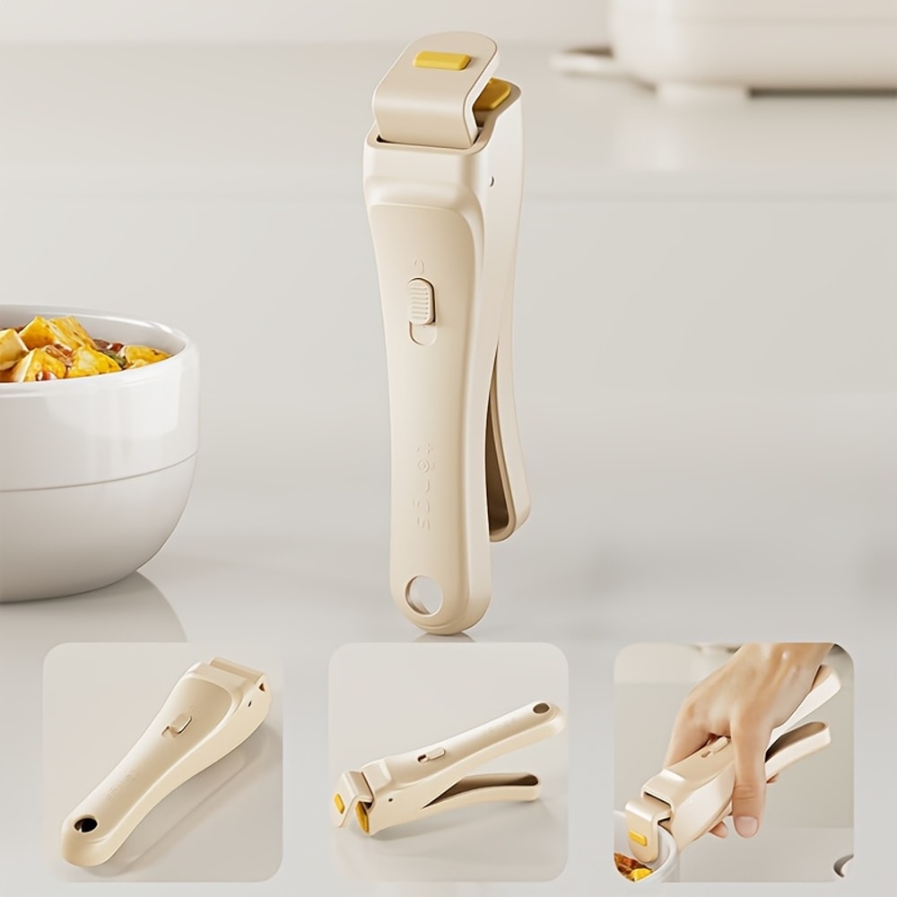 Anti Scald Hot Plate Gripper Non Slip Bowl Clip With One Hand Release For Kitchen Safety 5