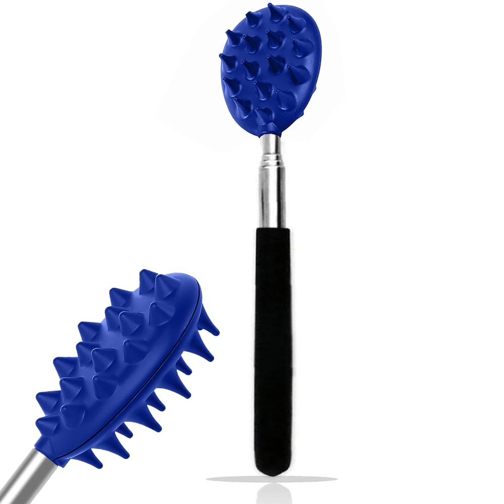 Cactus Extendable Back Scratcher with Dual Spike Itch Relief