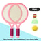 Kids Badminton Set for Children Lightweight Outdoor Racket Game with Balls and Shuttlecocks