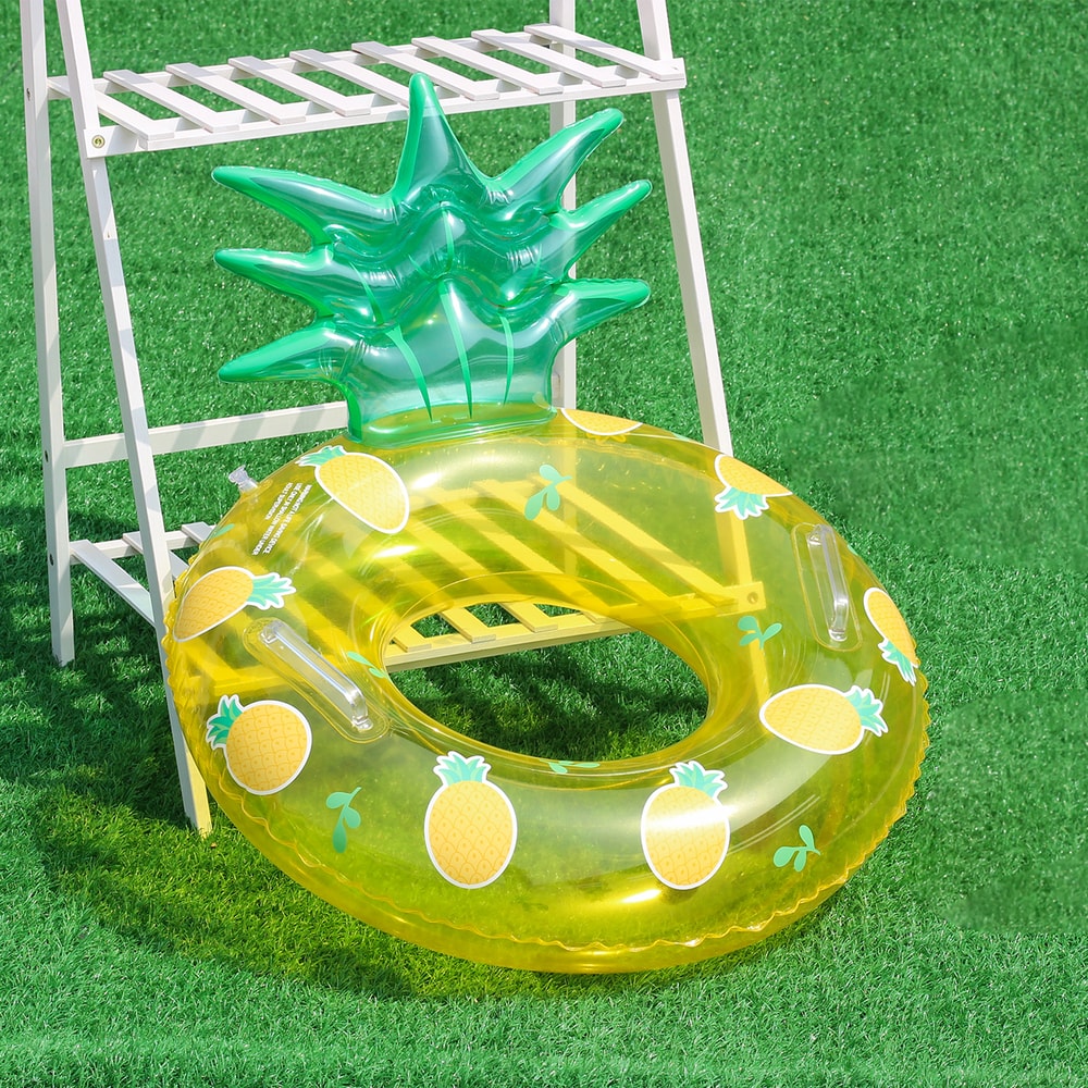 Fruit Pool Float with Handles Adult Inflatable Swim Ring for Summer Pool Parties