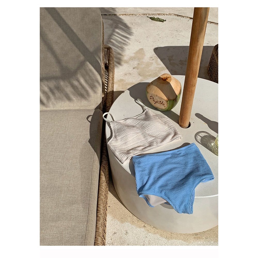 Womens high waisted bikini Modest Two Piece Tummy Control Swimwear