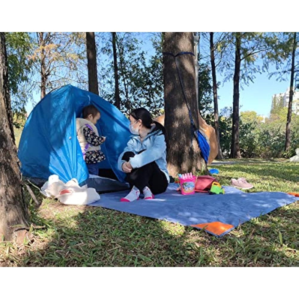 Waterproof Picnic Blanket Foldable Portable Beach Mat For Travel Camping And Park Days 0