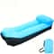 Portable Inflatable Lounger With Pillow Waterproof Portable Air Sofa For Beach Camping Festivals 3