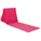 Inflatable Beach Cushion Backrest Portable PVC Flocked Lounger for Beach and Camping