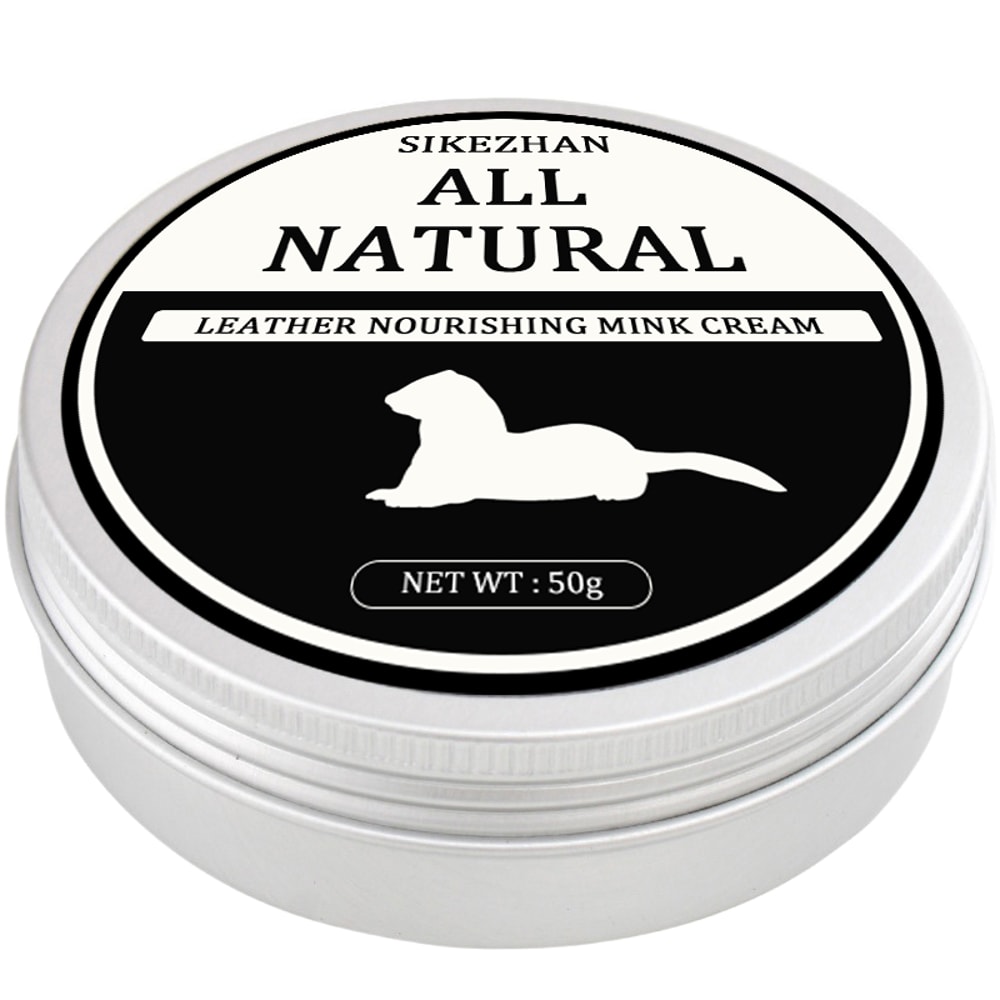 Leather Restoration Cream For Car Seats With Mink Oil Conditioner 5
