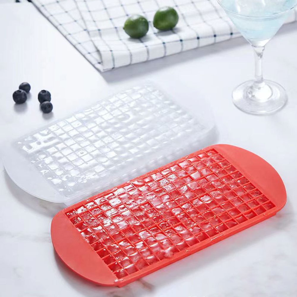 Silicone Ice Cube Tray With Lid Easy Release Freezer Mold For Cocktails And Baby Food 1