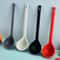 Long Handle Silicone Soup Spoon for Ramen, Hot Pot and Everyday Cooking
