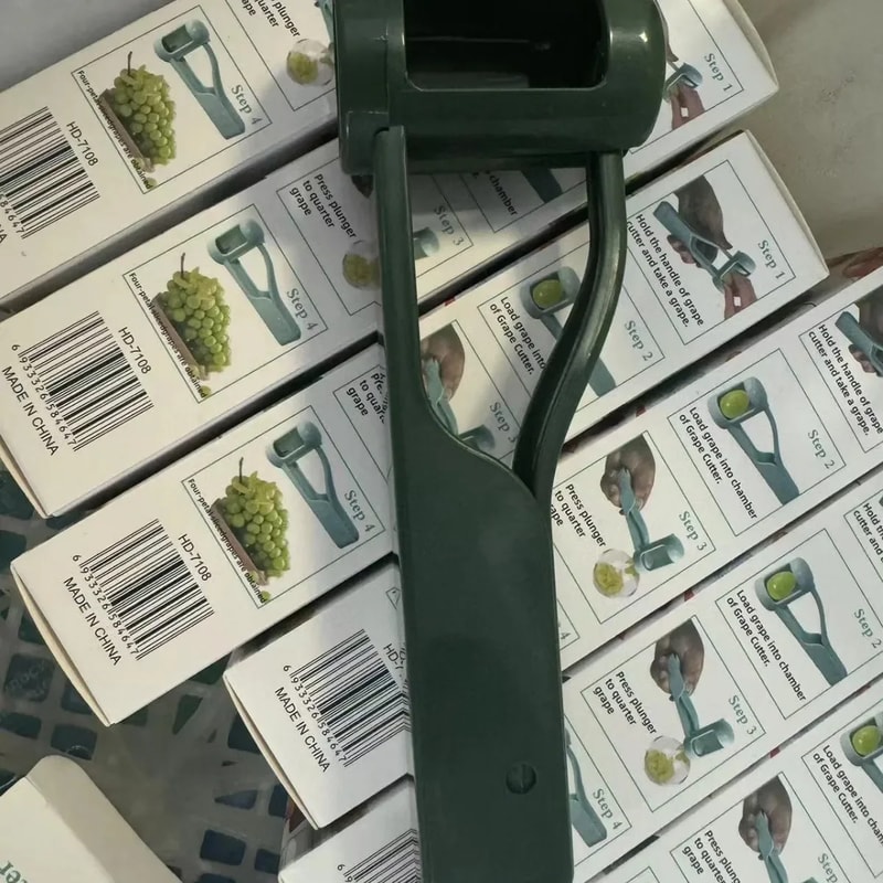 SafeSlice Grape Slicer for Toddlers and Cherry Tomato Cutter