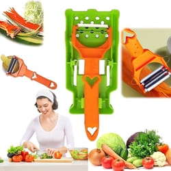 vegetable peeler and julienne slicer with citrus tip for potatoes fruits and veggies