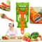 Vegetable Peeler and Julienne Slicer with Citrus Tip for Potatoes Fruits and Veggies