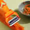 Vegetable Peeler and Julienne Slicer with Citrus Tip for Potatoes Fruits and Veggies