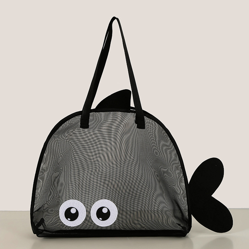 Large Mesh Beach Bag For Toys And Towels Foldable Sand Away Tote 4